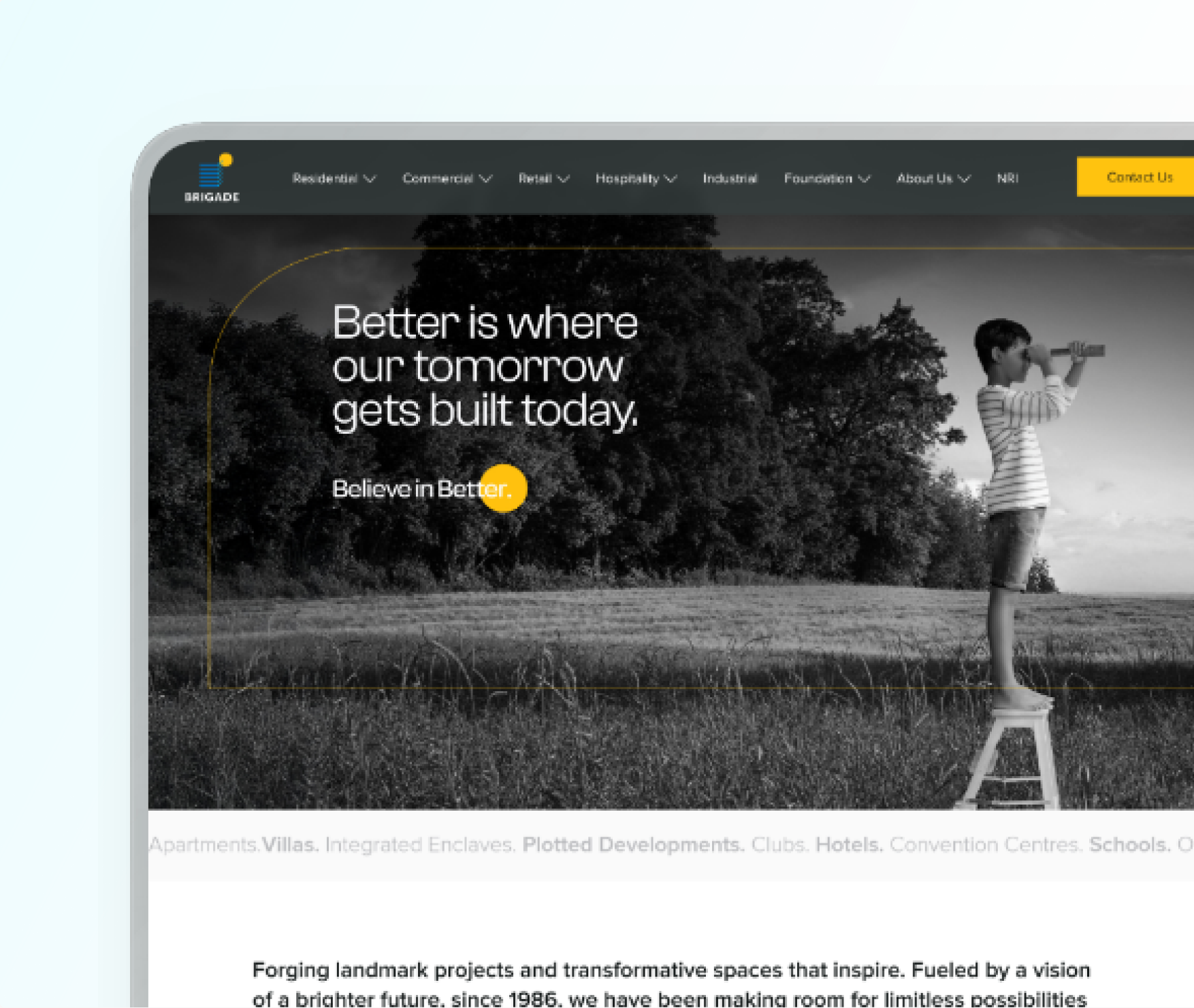 Brigade case study website