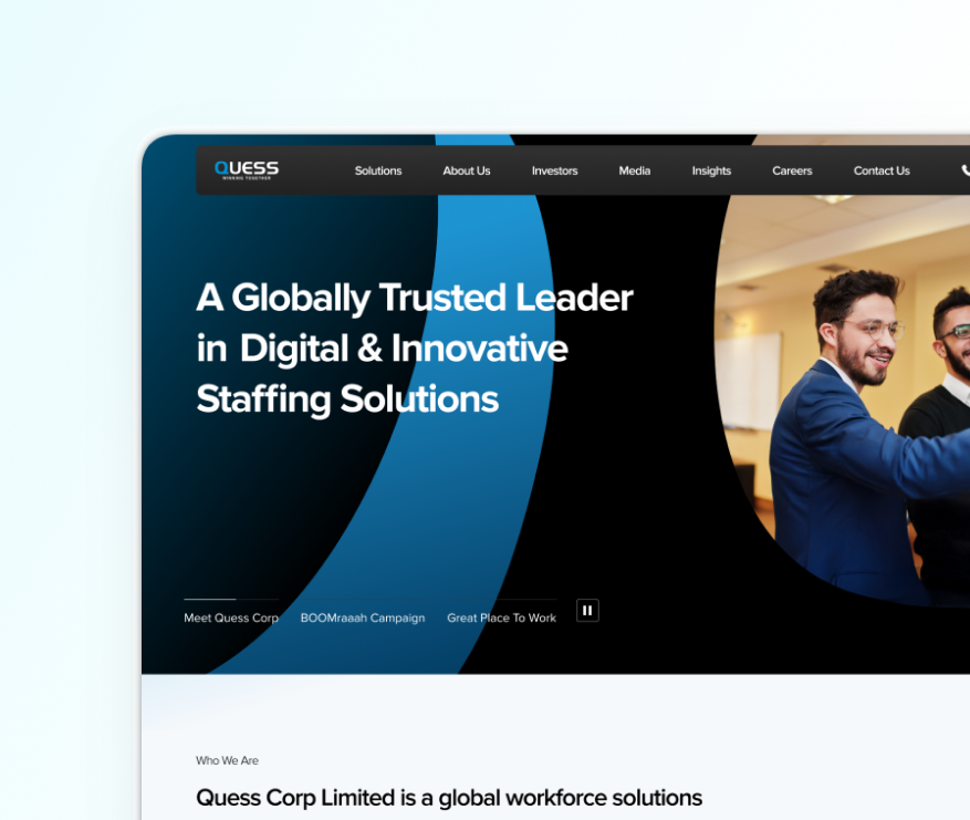 Healthcare case study website